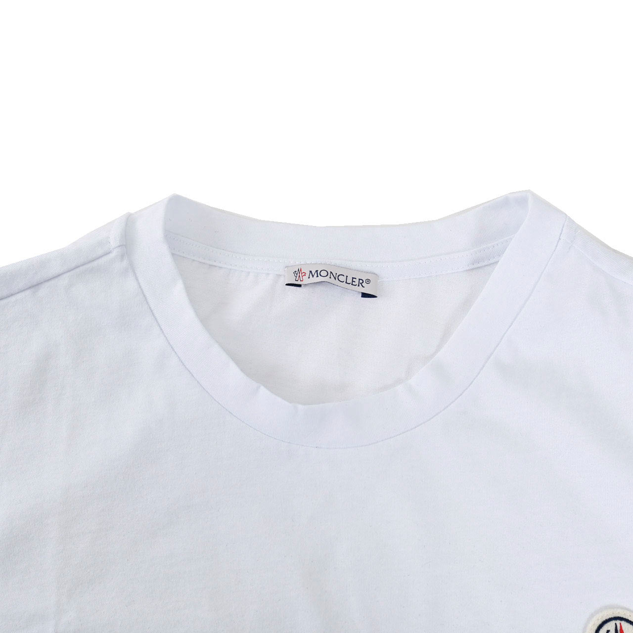 ★モンクレール MONCLER Tシャツ 8C00022 8390T 001 ホワイト メンズ