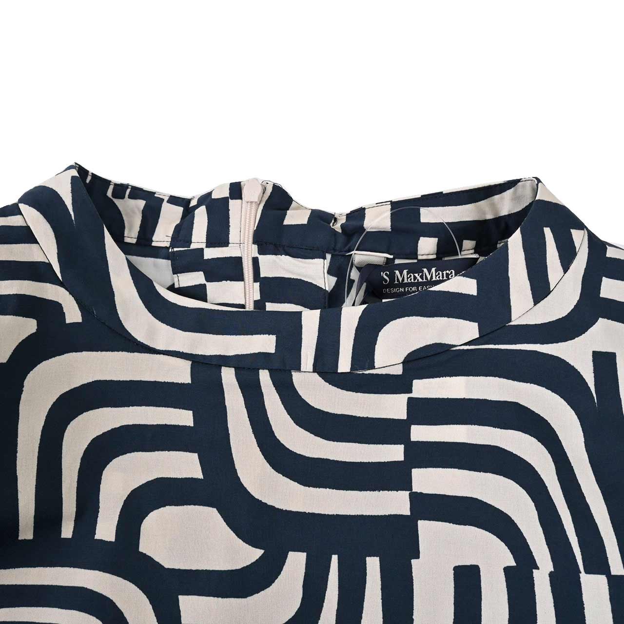 ★エス マックスマーラ S MAX MARA ワンピース ORNELLA 24192212336 003 ネイビー 2024SS レディース