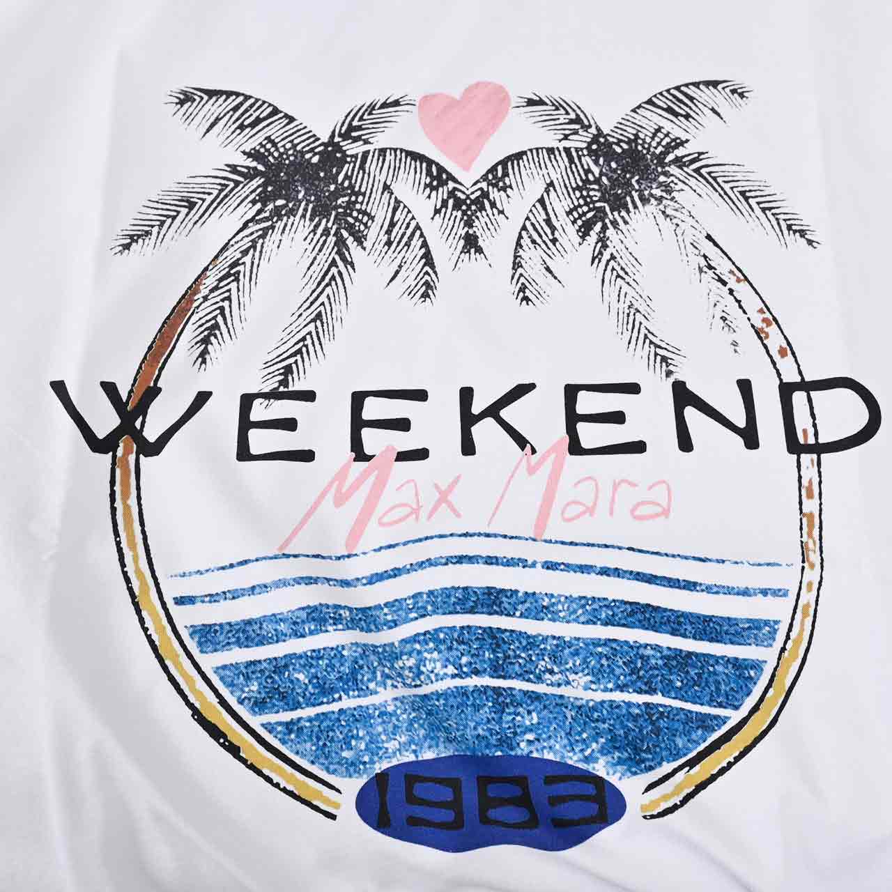 ★ウィークエンド マックスマーラ WEEKEND MAXMARA Tシャツ VITERBO 59710326 003 ホワイト 2024SS レディース