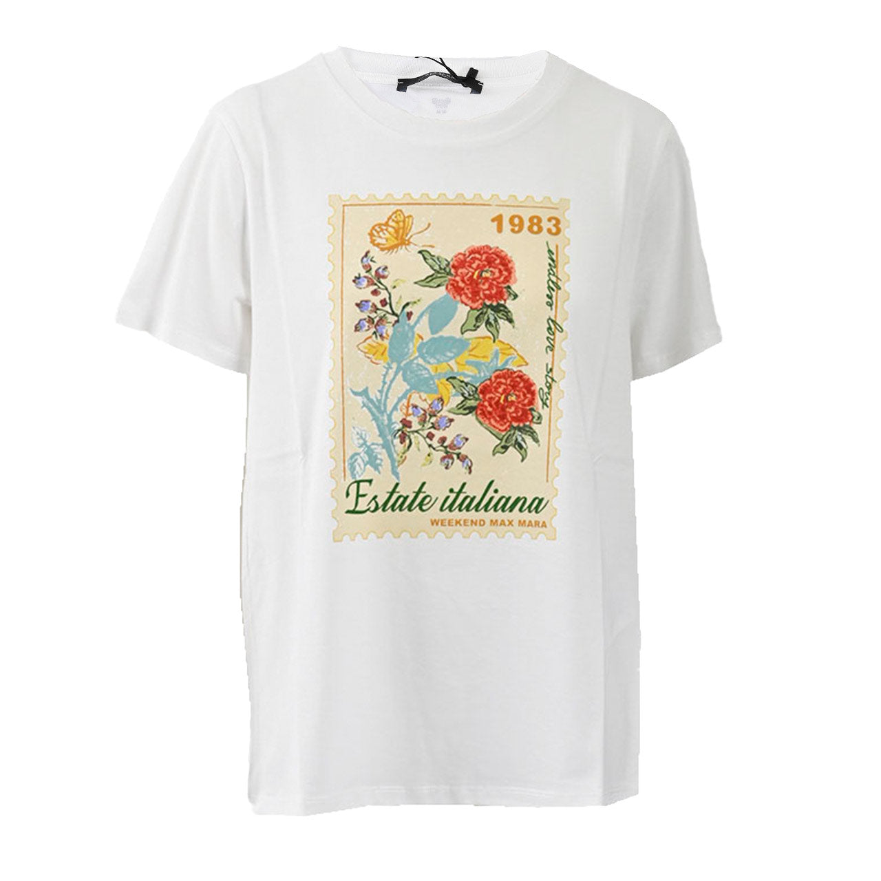 ★ウィークエンド マックスマーラ WEEKEND MAXMARA Tシャツ ZIRLO 59760316 001 ホワイト 2024年秋冬 レディース
