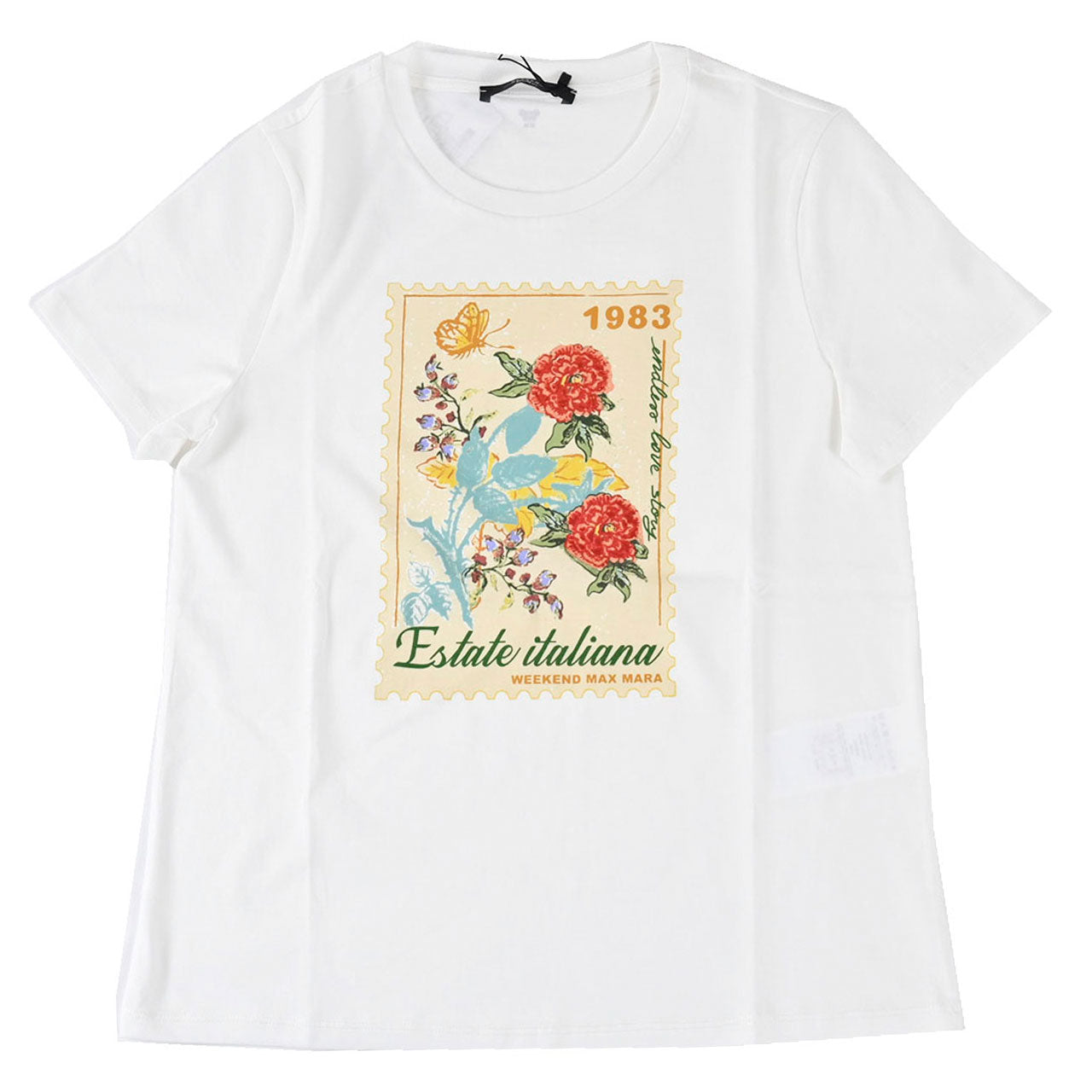 ★ウィークエンド マックスマーラ WEEKEND MAXMARA Tシャツ ZIRLO 59760316 001 ホワイト 2024年秋冬 レディース