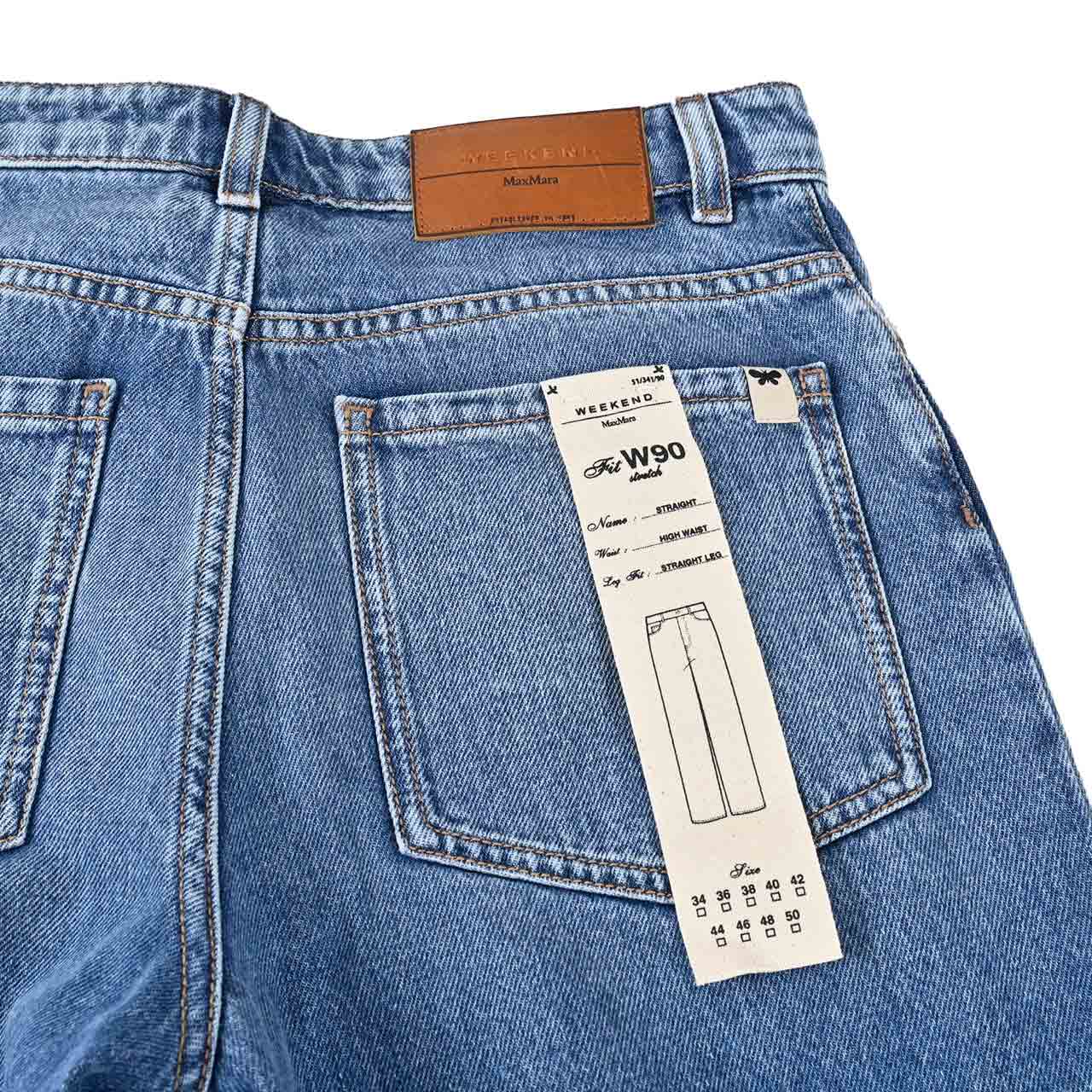 ★ウィークエンド マックスマーラ WEEKEND MAXMARA デニムパンツ LORIS 51860516 009 ブルー 2024年秋冬 レディース
