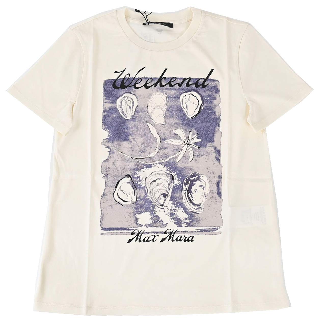★ウィークエンド マックスマーラ WEEKEND MAXMARA Tシャツ ZIRLO 59760316 004 クリーム 2024AW レディース