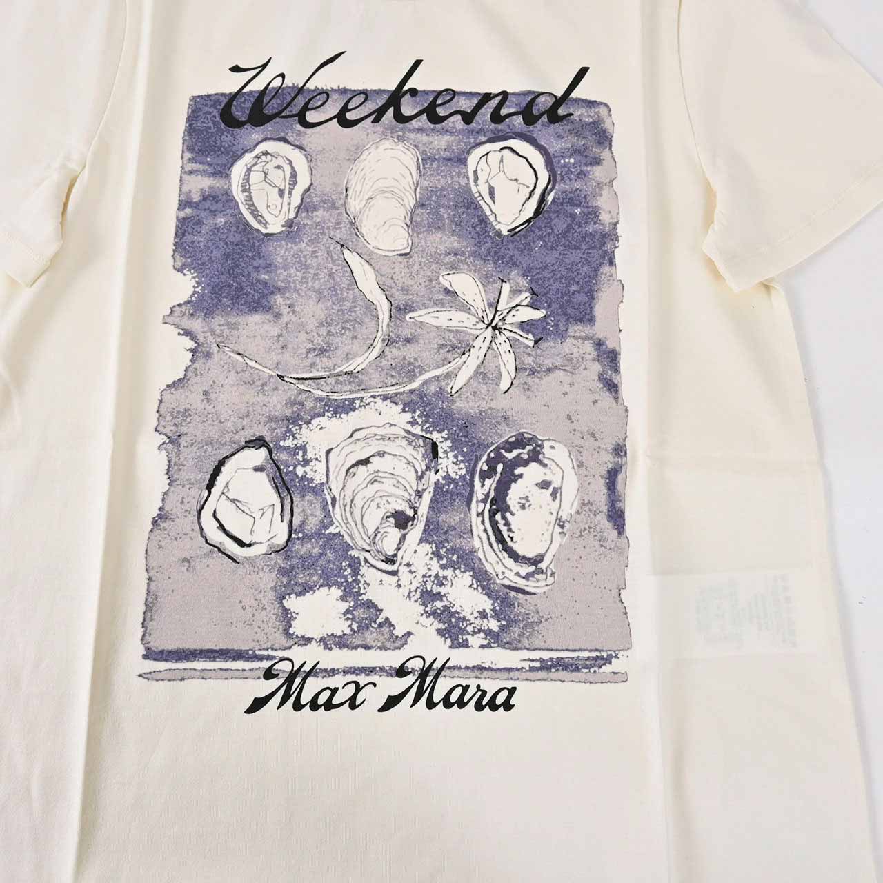 ★ウィークエンド マックスマーラ WEEKEND MAXMARA Tシャツ ZIRLO 59760316 004 クリーム 2024AW レディース