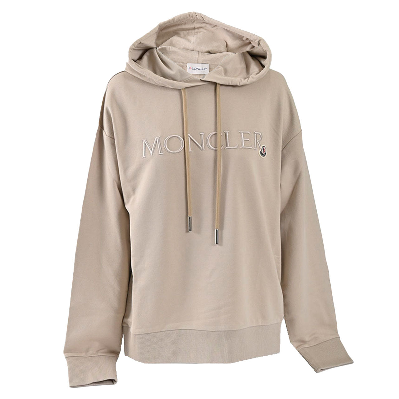 ★モンクレール MONCLER スウェットパーカー 8G　00016　89A1K 20J ベージュ レディース