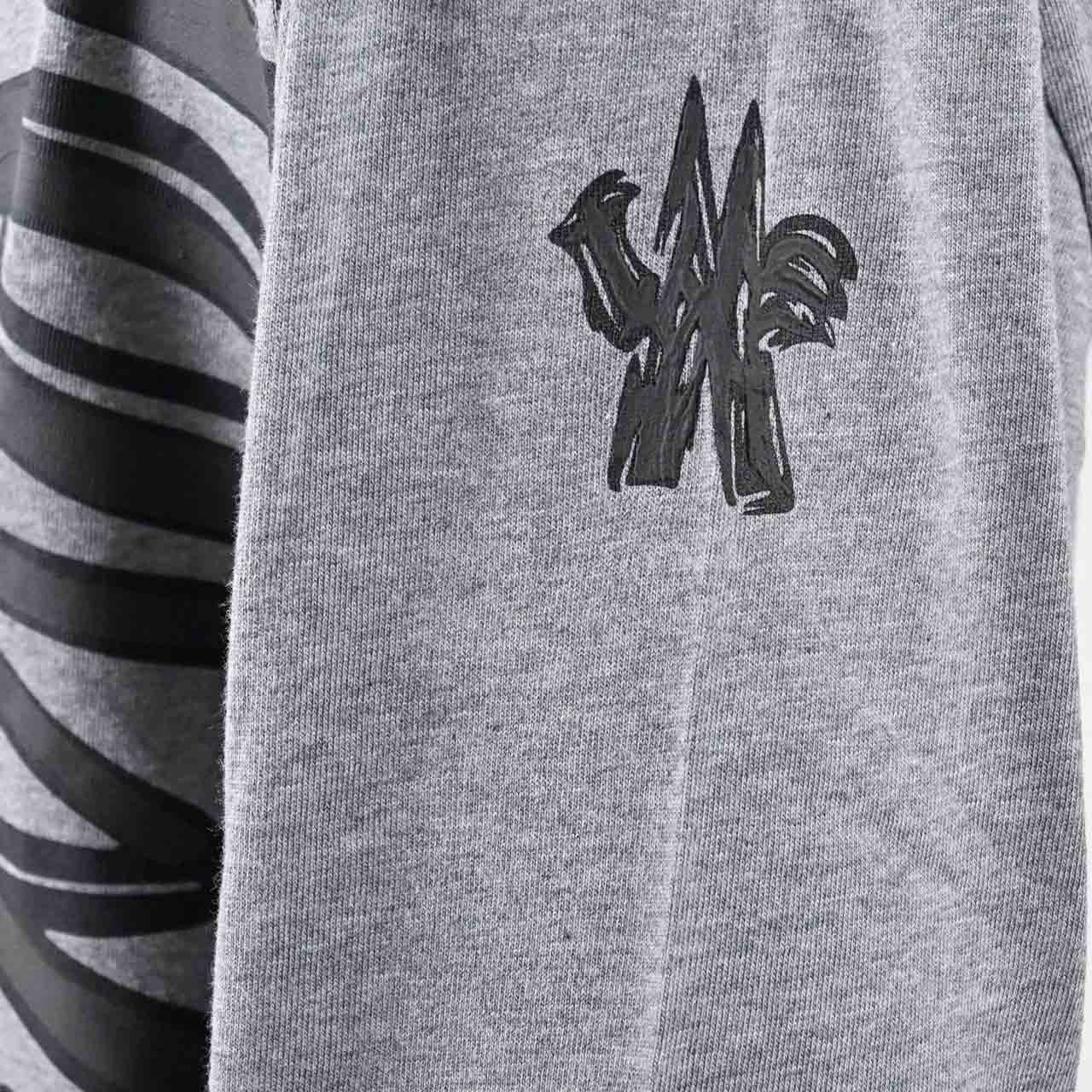 モンクレール MONCLER Tシャツ 8D00004 8390T 987 グレー 年秋冬 メンズ