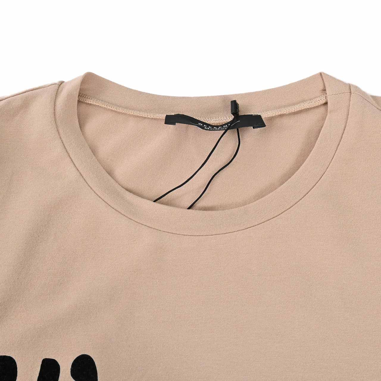 ★ウィークエンド マックスマーラ WEEKEND MAXMARA クルーネック長袖Tシャツ 5946022600 QUINOA 006 ベージュ 2024AW レディース