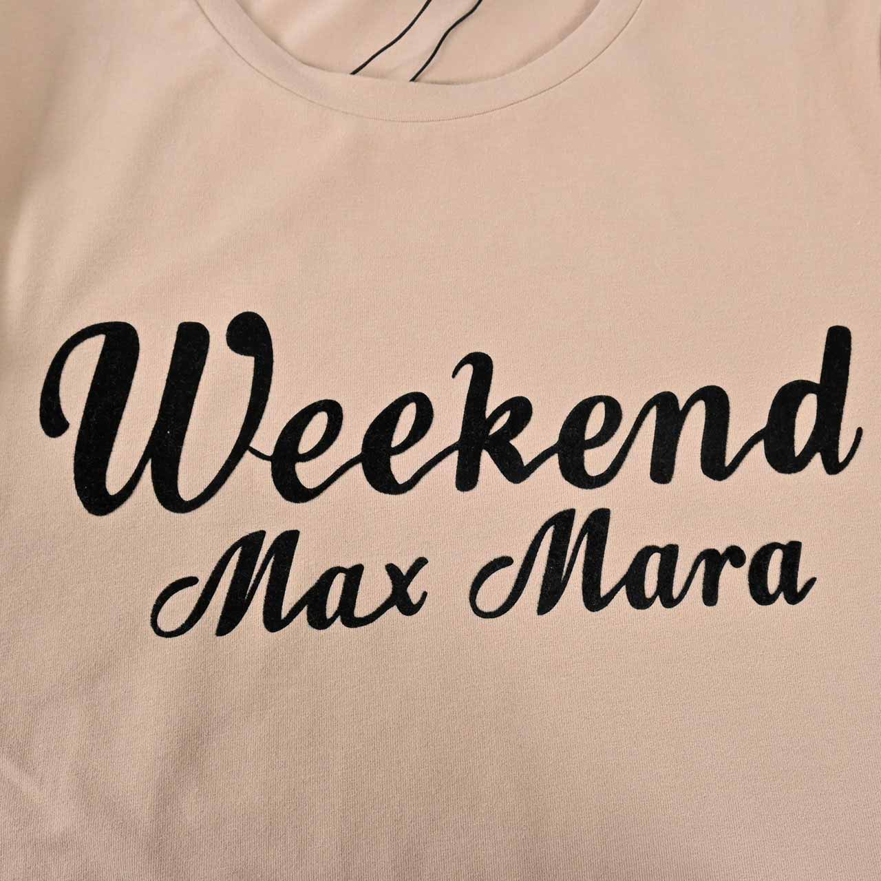 ★ウィークエンド マックスマーラ WEEKEND MAXMARA クルーネック長袖Tシャツ 5946022600 QUINOA 006 ベージュ 2024AW レディース