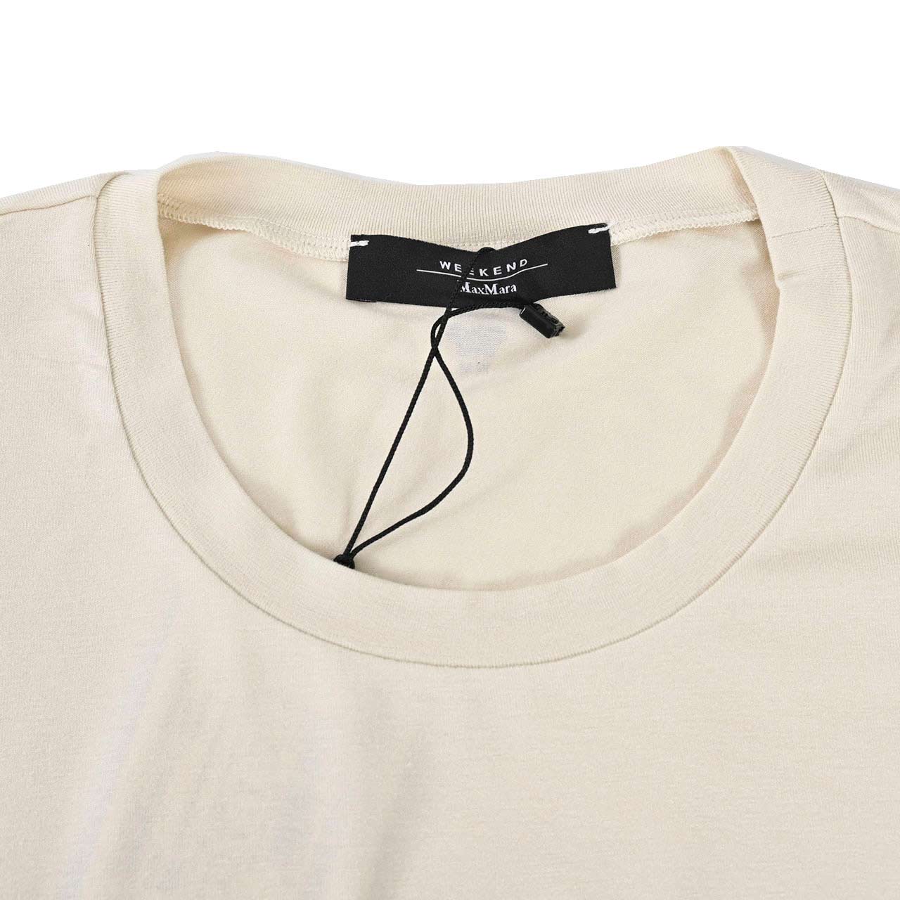 ★ウィークエンド マックスマーラ WEEKEND MAXMARA クルーネック長袖Tシャツ 5946032600 MULTIE 001 クリーム 2024AW レディース