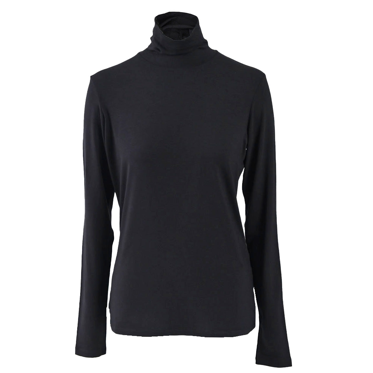 ★ウィークエンド マックスマーラ WEEKEND MAXMARA ハイネック長袖Tシャツ 5946042600 MULTIF 008 ブラック 2024AW レディース