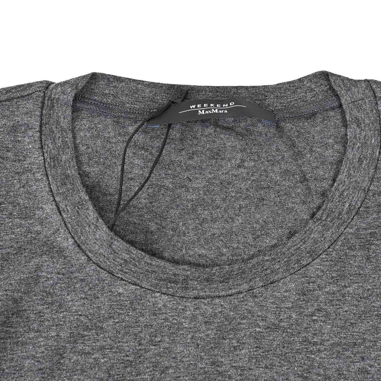 ★ウィークエンド マックスマーラ WEEKEND MAXMARA クルーネック長袖Tシャツ MULTIE 59460326 004 グレー 2024AW レディース