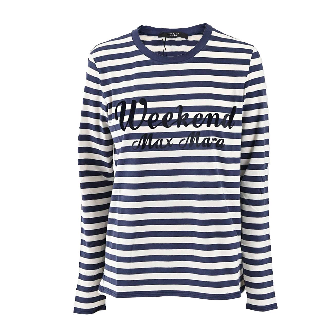 ★ウィークエンド マックスマーラ WEEKEND MAXMARA クルーネック長袖Tシャツ QUINOA 59460226 007 クリーム 2024年秋冬 レディース