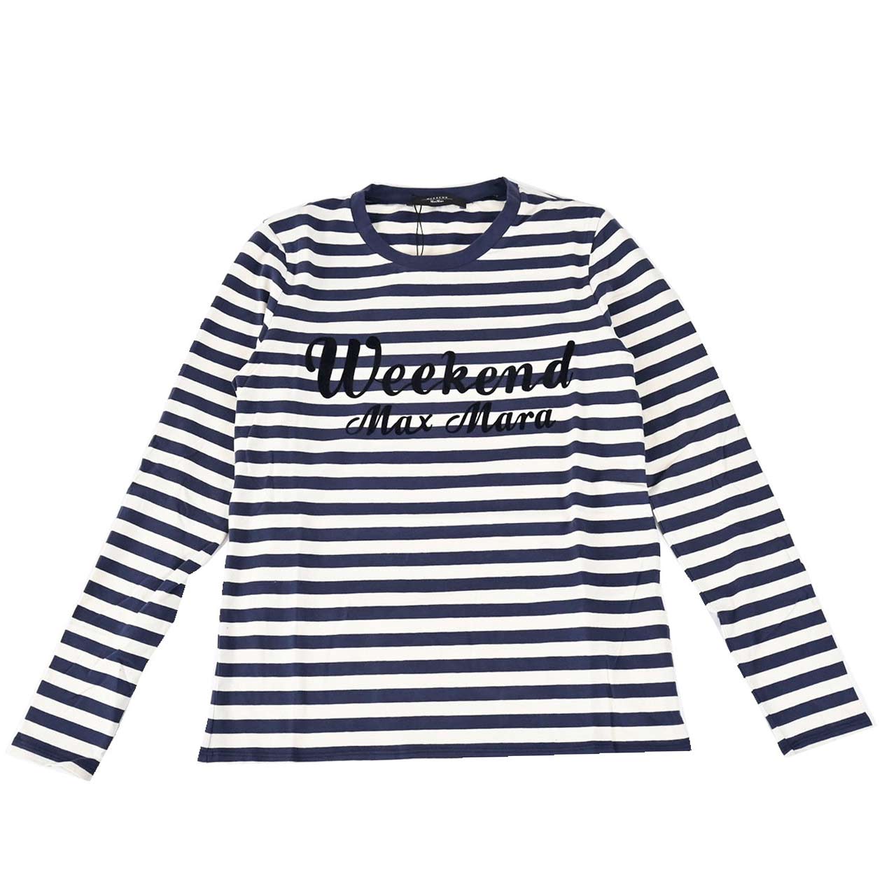 ★ウィークエンド マックスマーラ WEEKEND MAXMARA クルーネック長袖Tシャツ QUINOA 59460226 007 クリーム 2024年秋冬 レディース