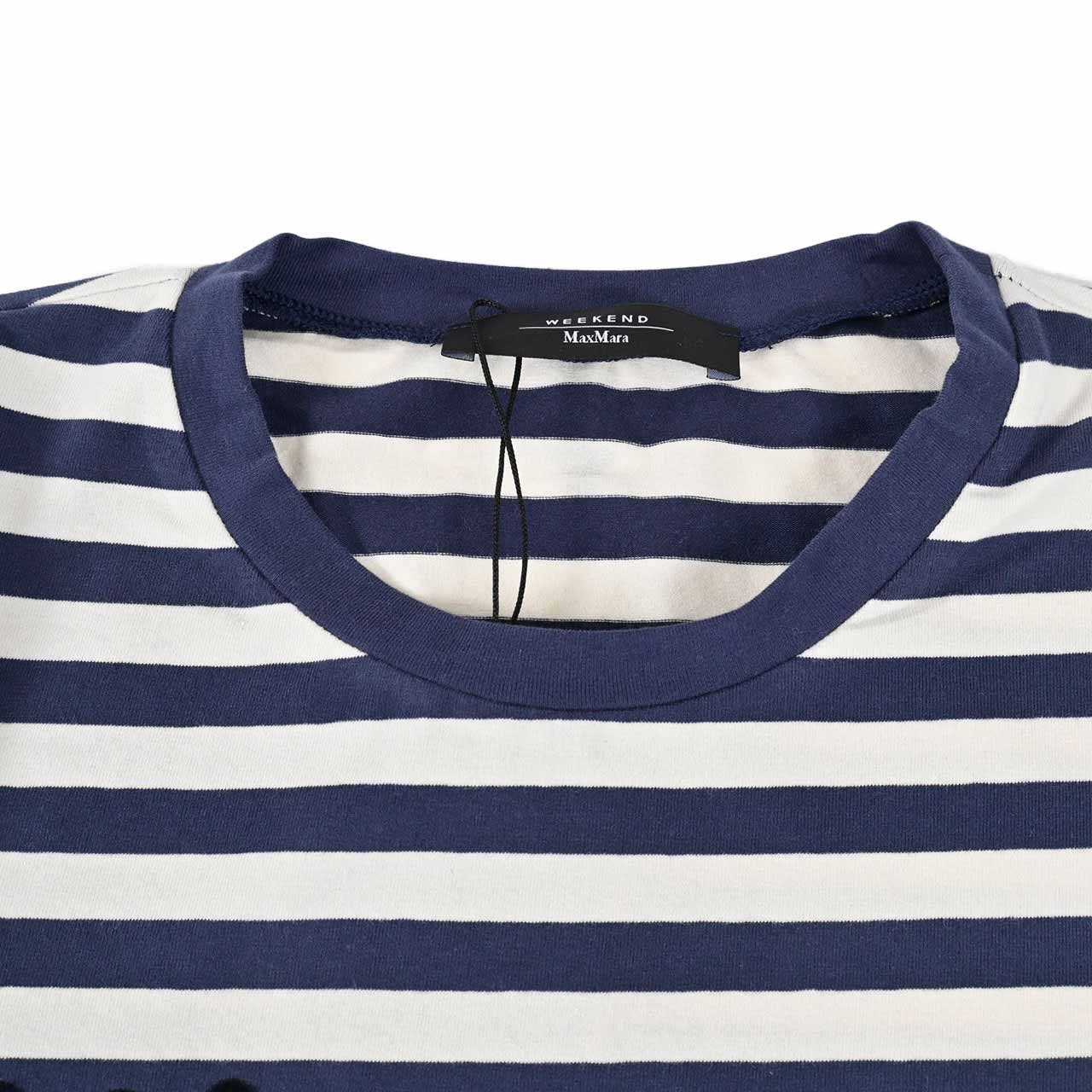 ★ウィークエンド マックスマーラ WEEKEND MAXMARA クルーネック長袖Tシャツ QUINOA 59460226 007 クリーム 2024年秋冬 レディース