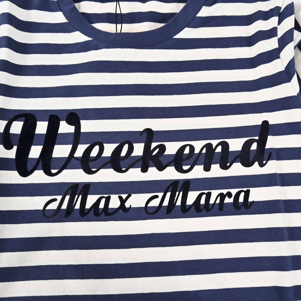 ★ウィークエンド マックスマーラ WEEKEND MAXMARA クルーネック長袖Tシャツ QUINOA 59460226 007 クリーム 2024年秋冬 レディース