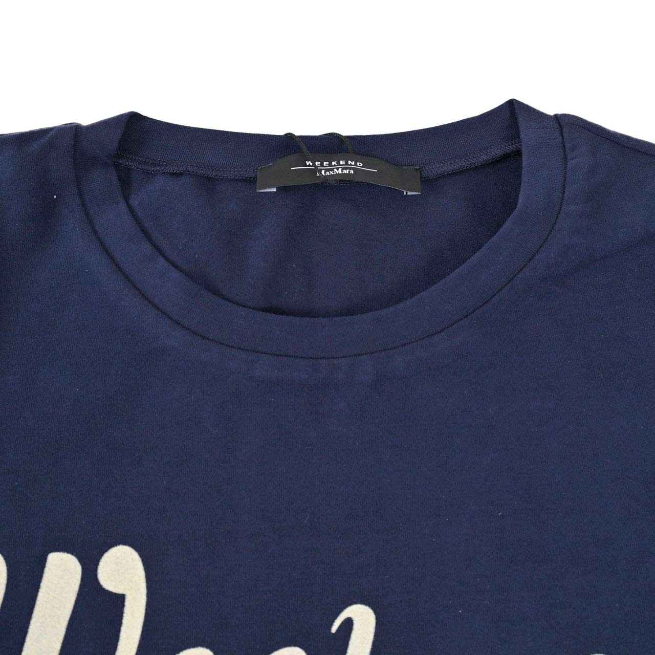 ★ウィークエンド マックスマーラ WEEKEND MAXMARA クルーネック長袖Tシャツ QUINOA 59460226 004 ネイビー 2024年秋冬 レディース