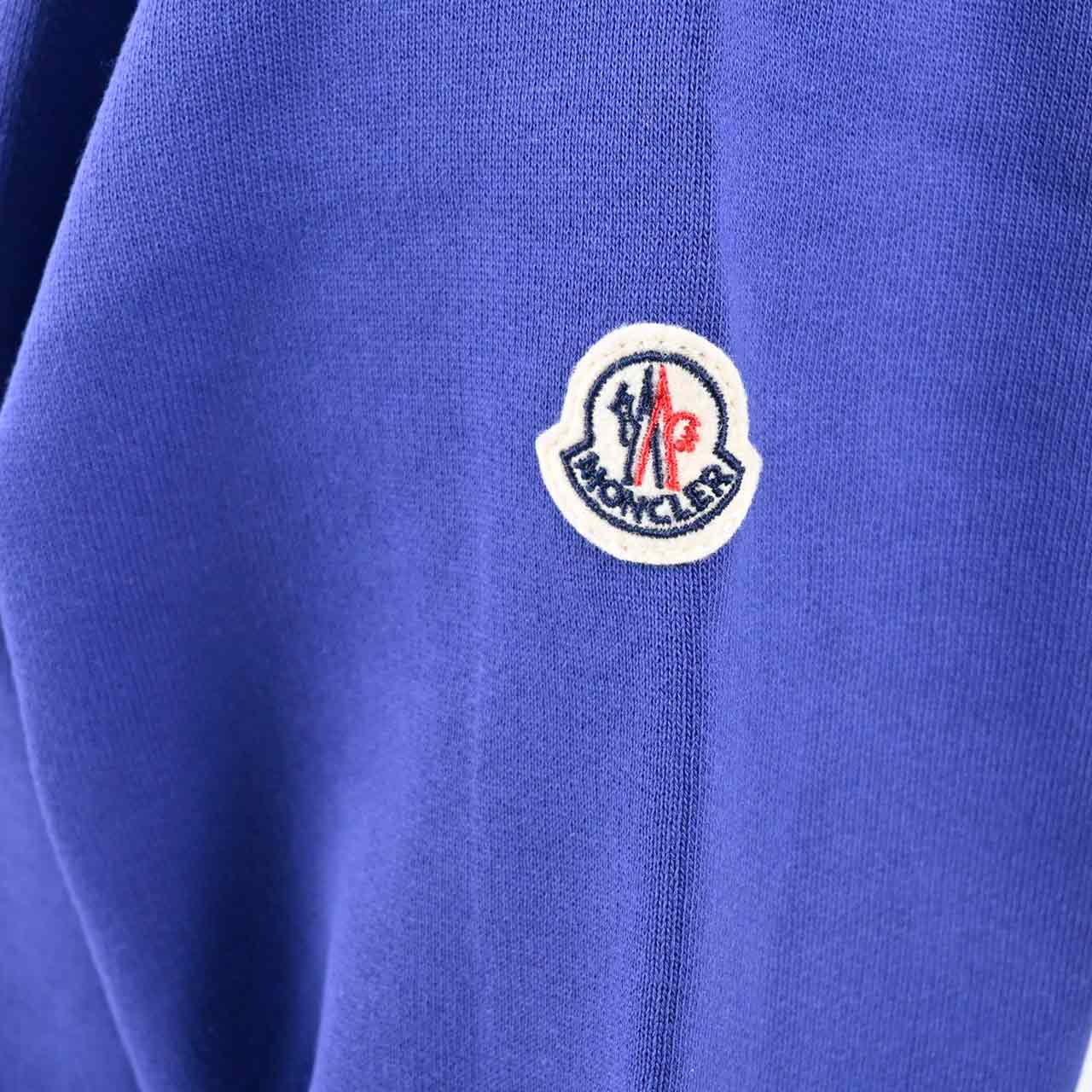 モンクレール MONCLER トレーナー 8G000 11 758 ブルー 2024年秋冬 レディース
