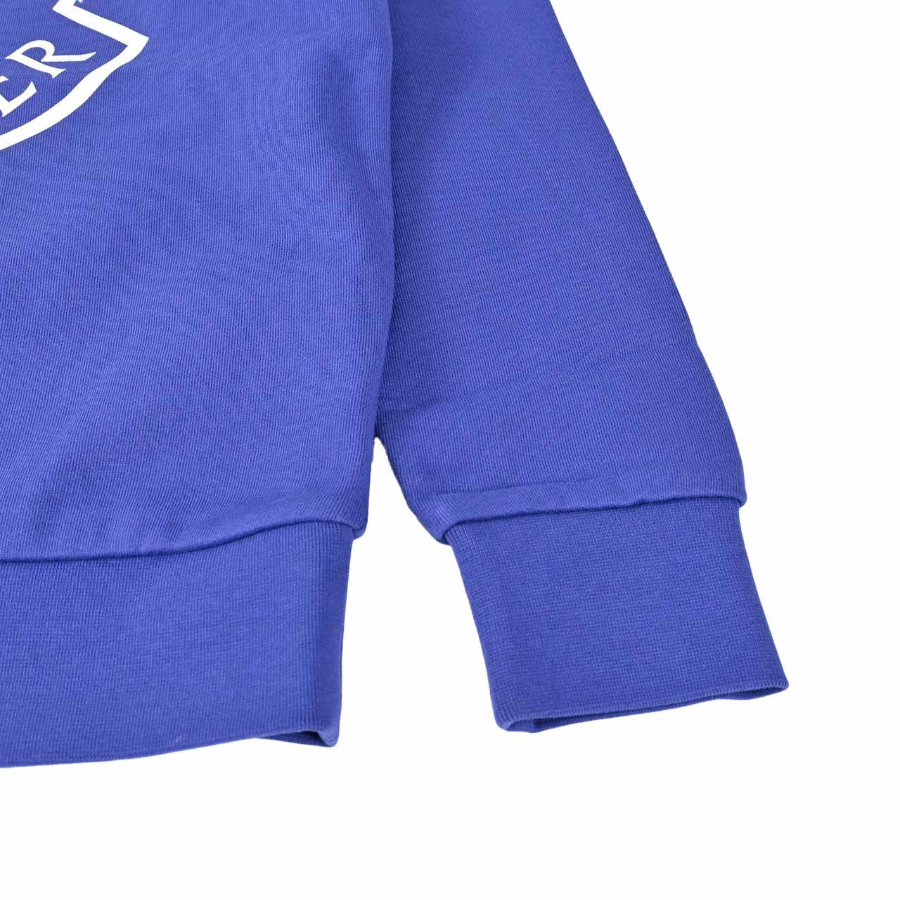 モンクレール MONCLER トレーナー 8G000 11 758 ブルー 2024年秋冬 レディース