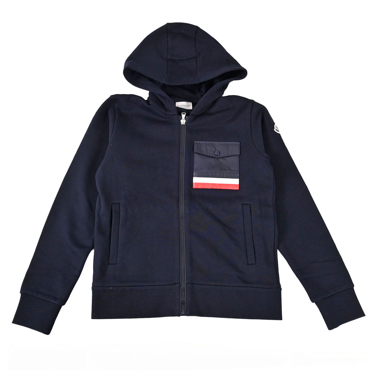 モンクレール MONCLER ジップアップパーカー 8G000 31 778 ネイビー 2024年秋冬 レディース