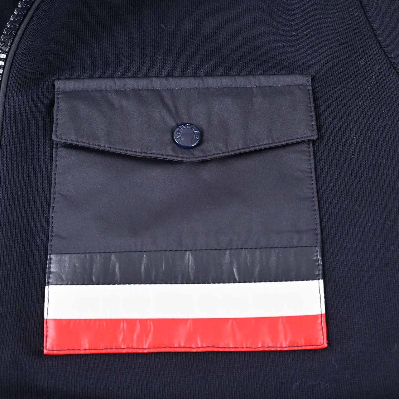 モンクレール MONCLER ジップアップパーカー 8G000 31 778 ネイビー 2024年秋冬 レディース