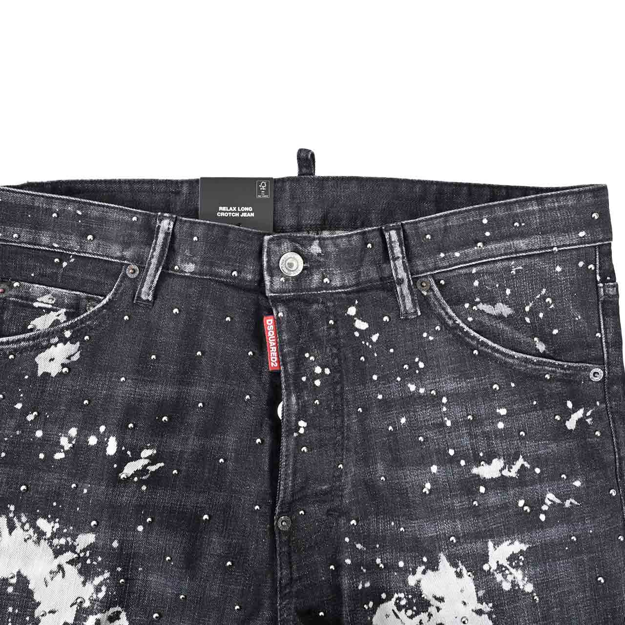 ディースクエアード DSQUARED2 ジーンズ S74LB1235 S30357 900 ブラック 2024AW メンズ