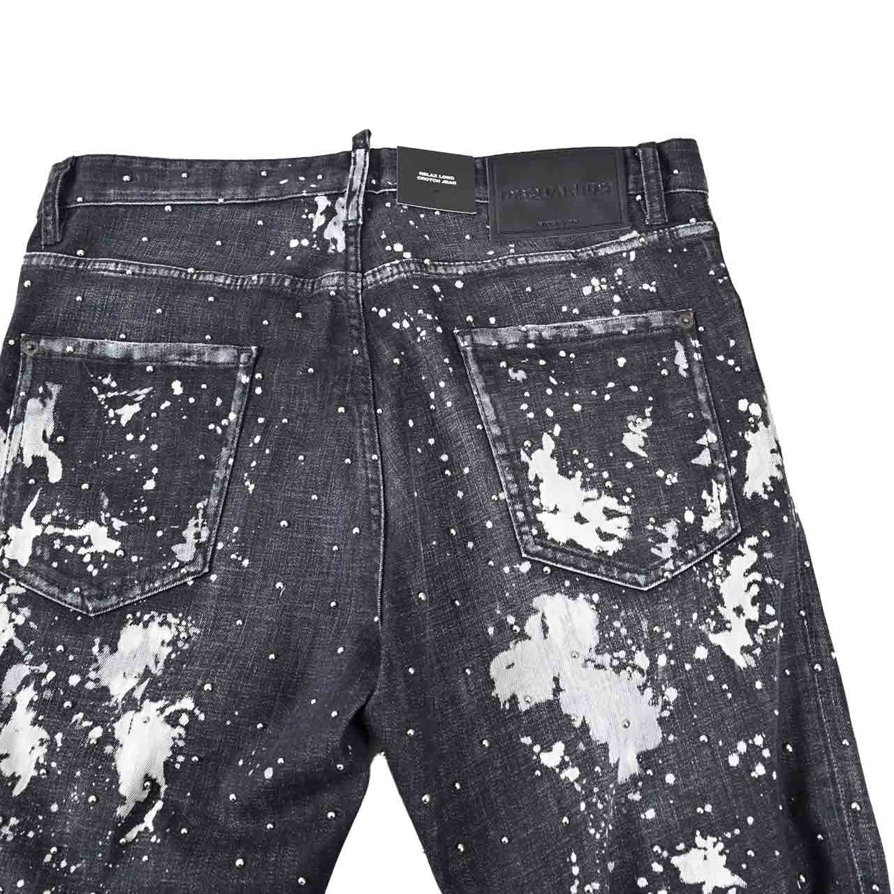 ディースクエアード DSQUARED2 ジーンズ S74LB1235 S30357 900 ブラック 2024AW メンズ