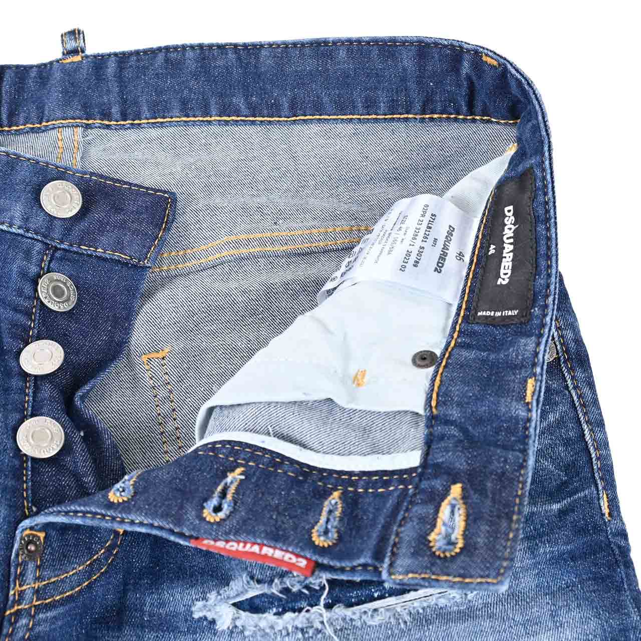 ディースクエアード DSQUARED2 ジーンズ S71LB1261 S30789 470 ブルー メンズ