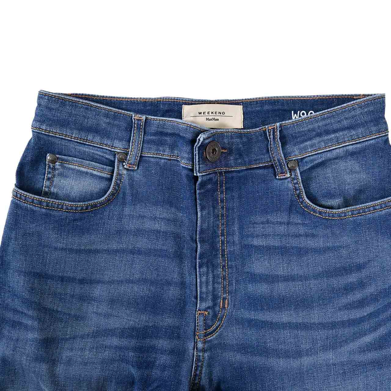 ★ウィークエンド マックスマーラ WEEKEND MAXMARA デニムパンツ 5181071600 ORTISEI 008 ブルー 2025SS レディース