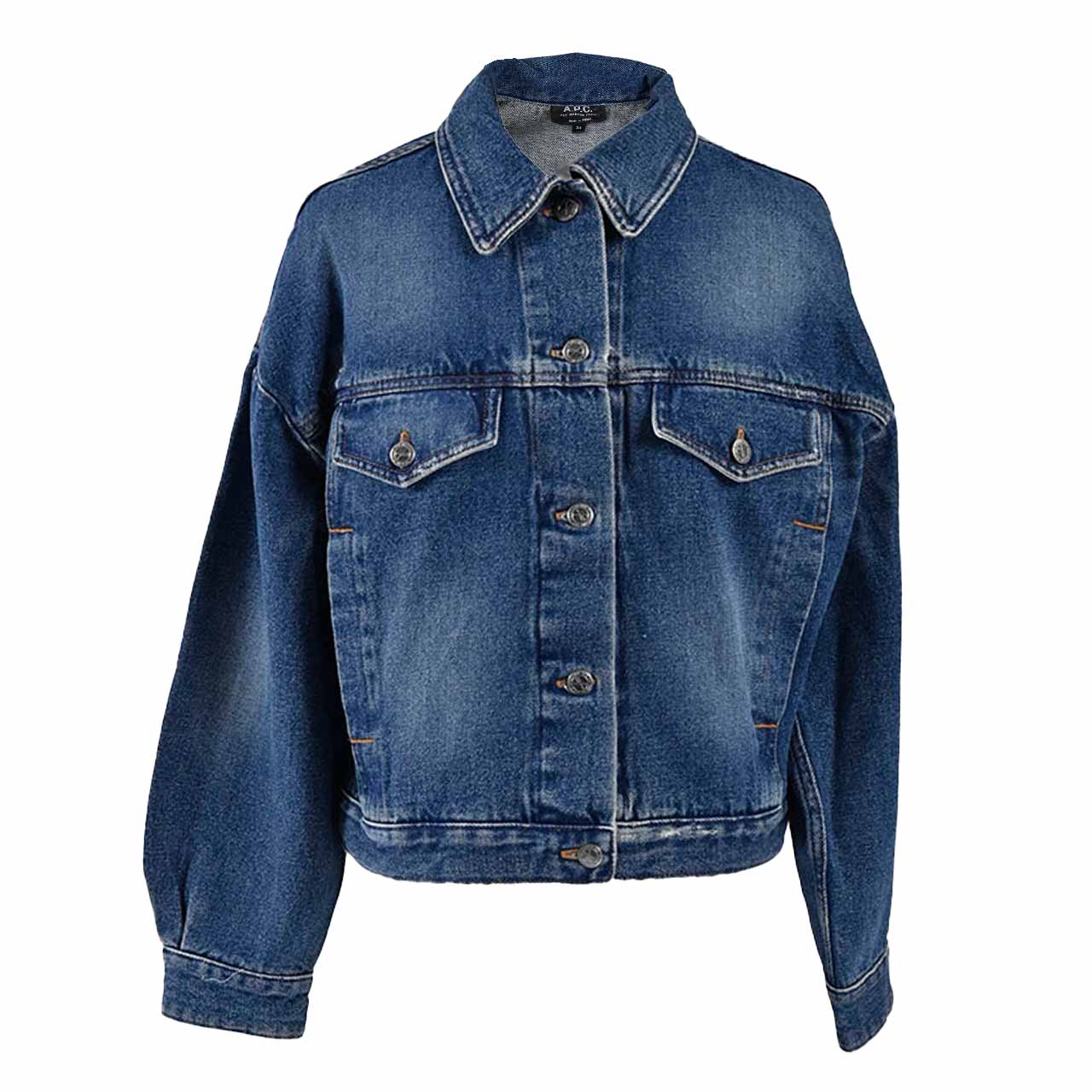 ★アーペーセー A.P.C. デニムジャケット COHFC F02905 IAL ブルー 2024SS レディース