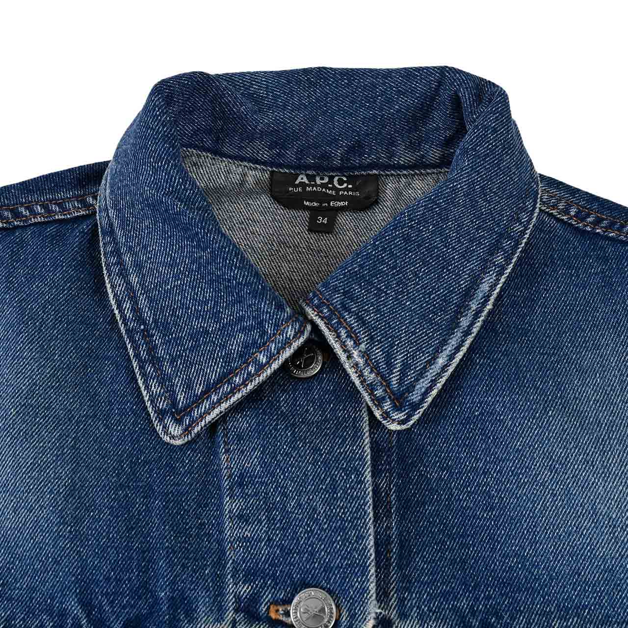 ★アーペーセー A.P.C. デニムジャケット COHFC F02905 IAL ブルー 2024SS レディース