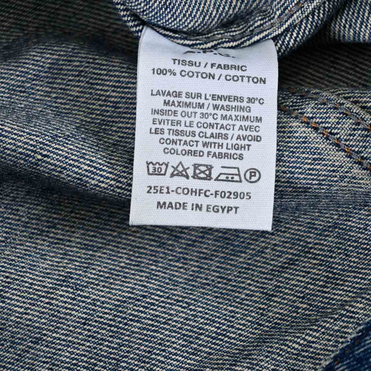 ★アーペーセー A.P.C. デニムジャケット COHFC F02905 IAL ブルー 2024SS レディース