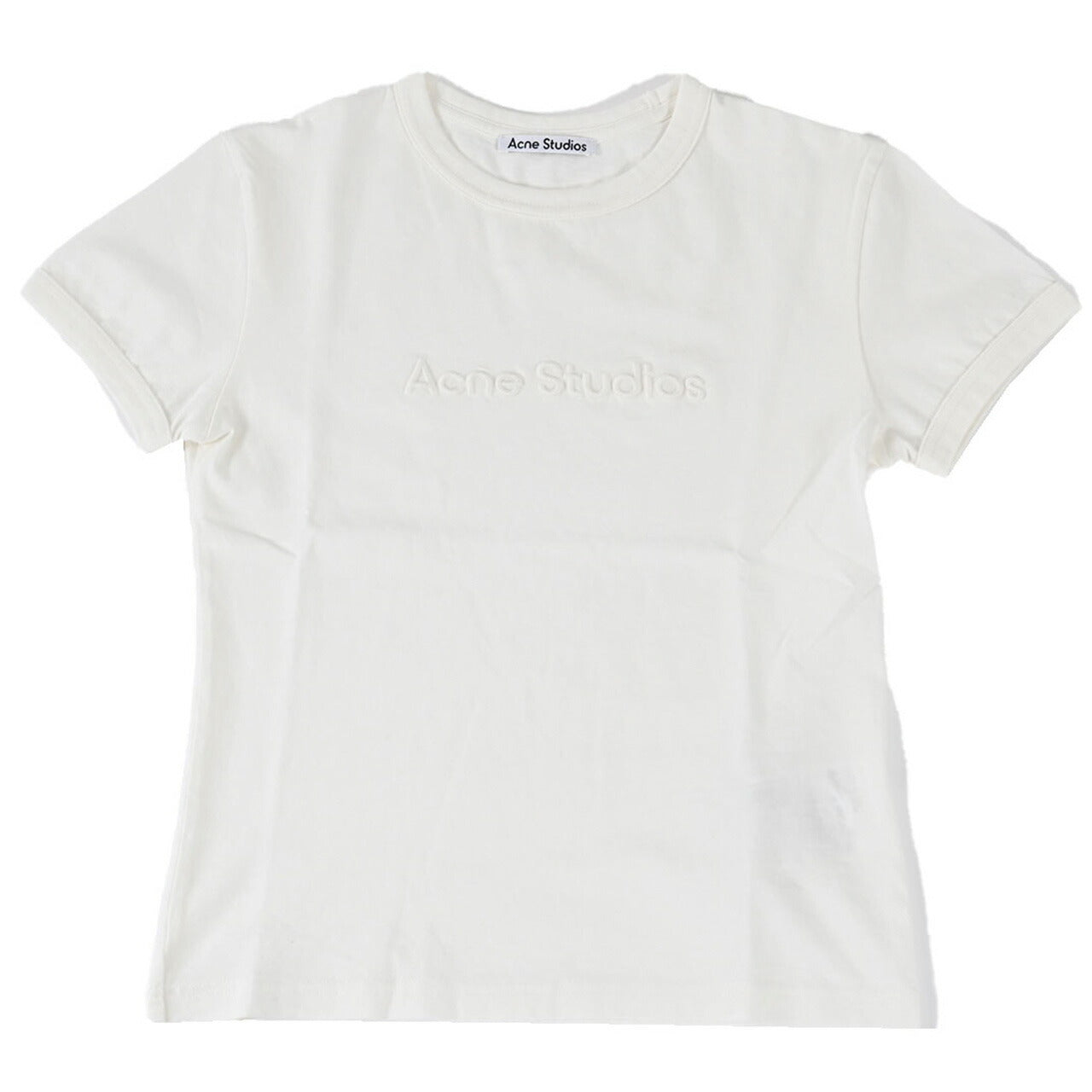 ★アクネストゥディオズ Acne Studios Tシャツ AL0469 WHITE ホワイト 2024SS レディース