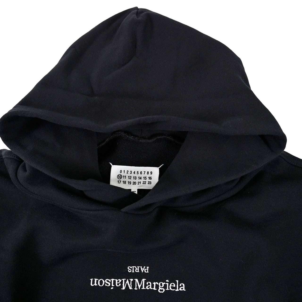 ★メゾン マルジェラ Maison Margiela スウェットパーカー S25503 S50GU0167 962 ブラック 2024SS メンズ
