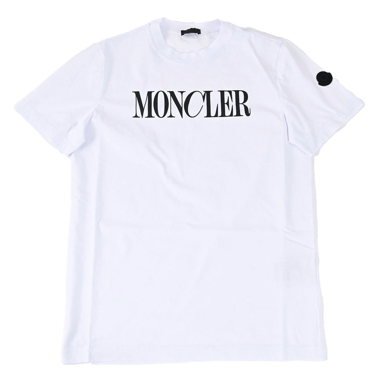 ★モンクレール MONCLER Tシャツ 89A17 8C000 31 001 ホワイト 2024年春夏 メンズ