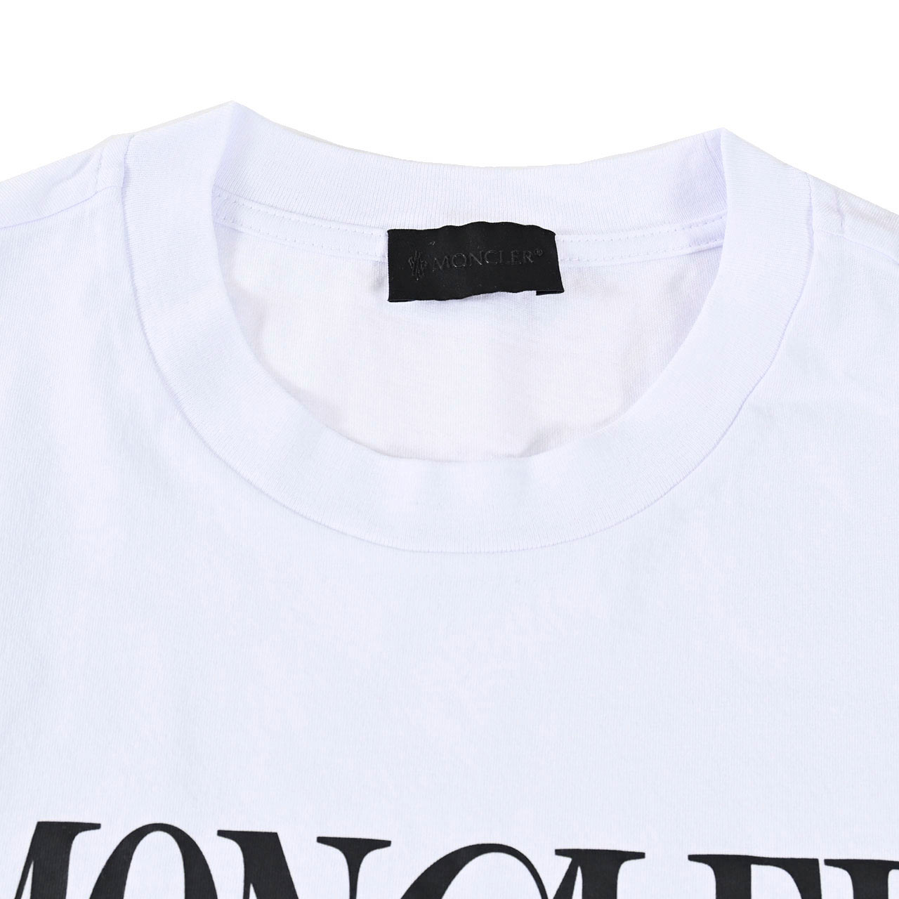 ★モンクレール MONCLER Tシャツ 89A17 8C000 31 001 ホワイト 2024年春夏 メンズ