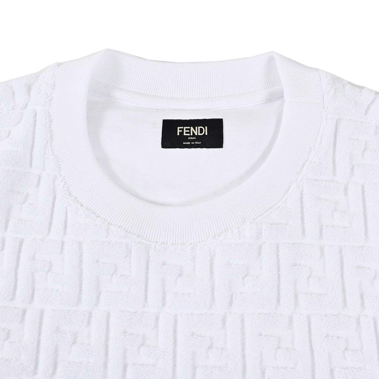★フェンディ FENDI Tシャツ ARYP FY0936 F0QA0 ホワイト 2024SS メンズ