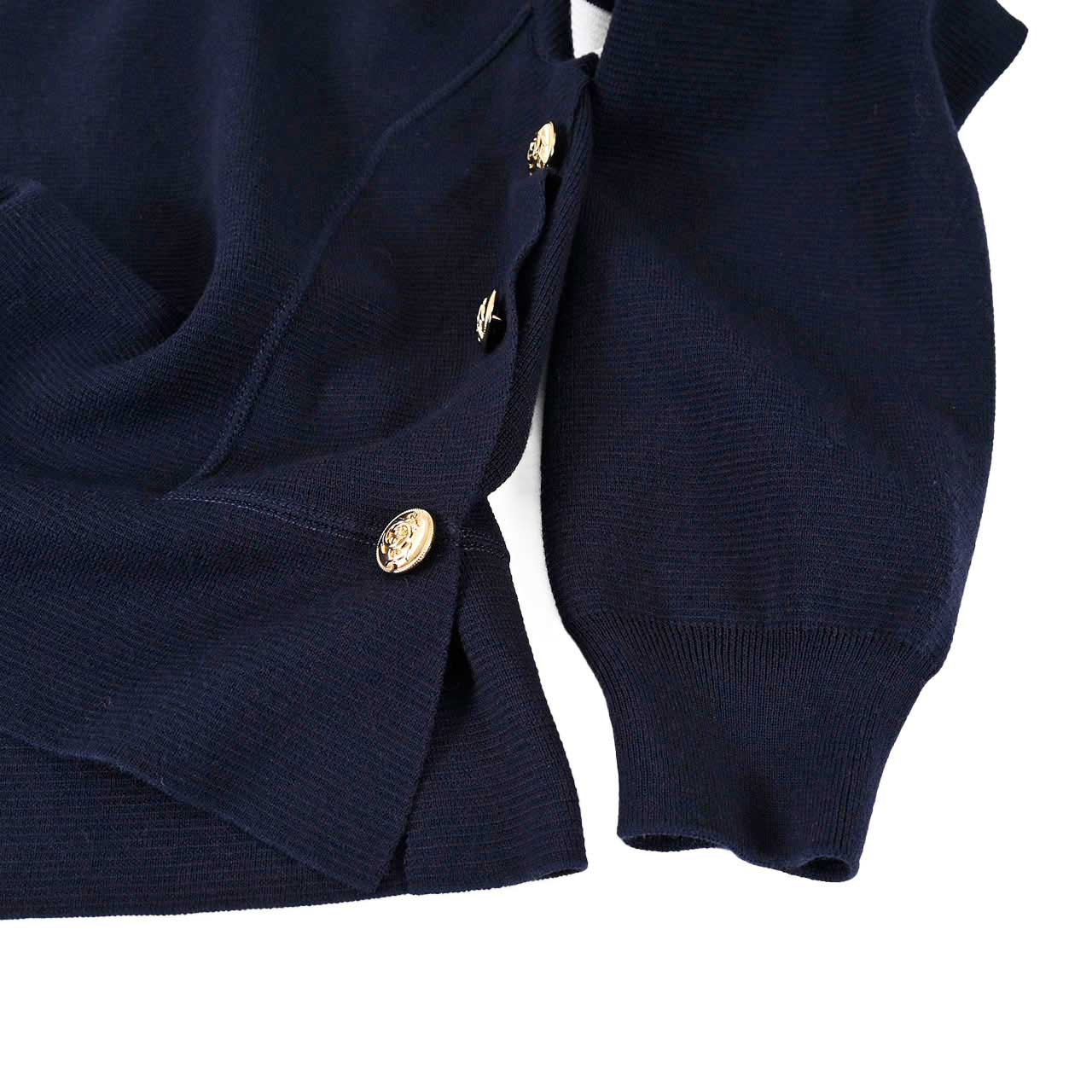 ★グッチ GUCCI クルーネックセーター 764692 XKDQS 4417 ネイビー 2024SS レディース