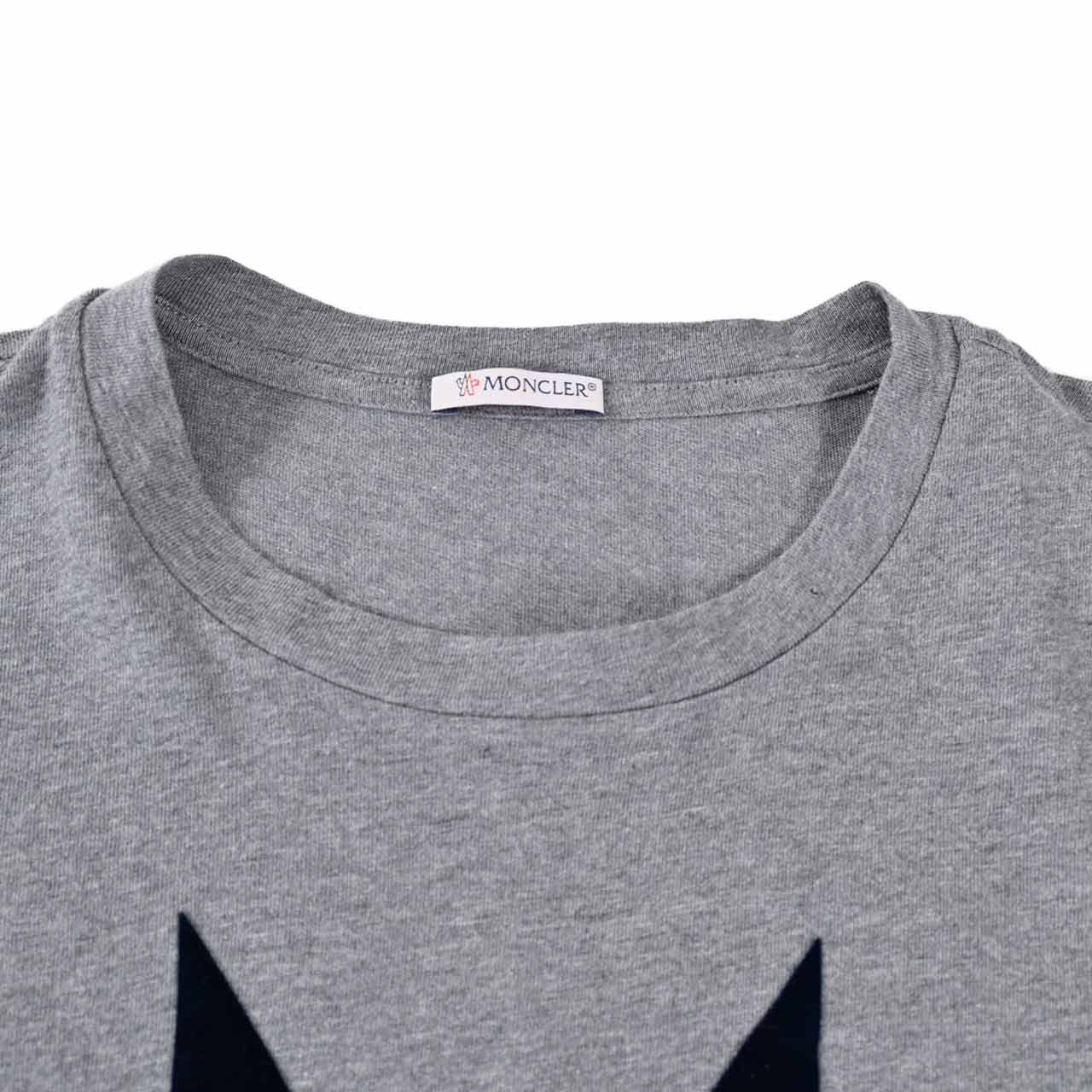 ★モンクレール MONCLER Tシャツ 8C00006 8390T 987 グレー 年秋冬 メンズ