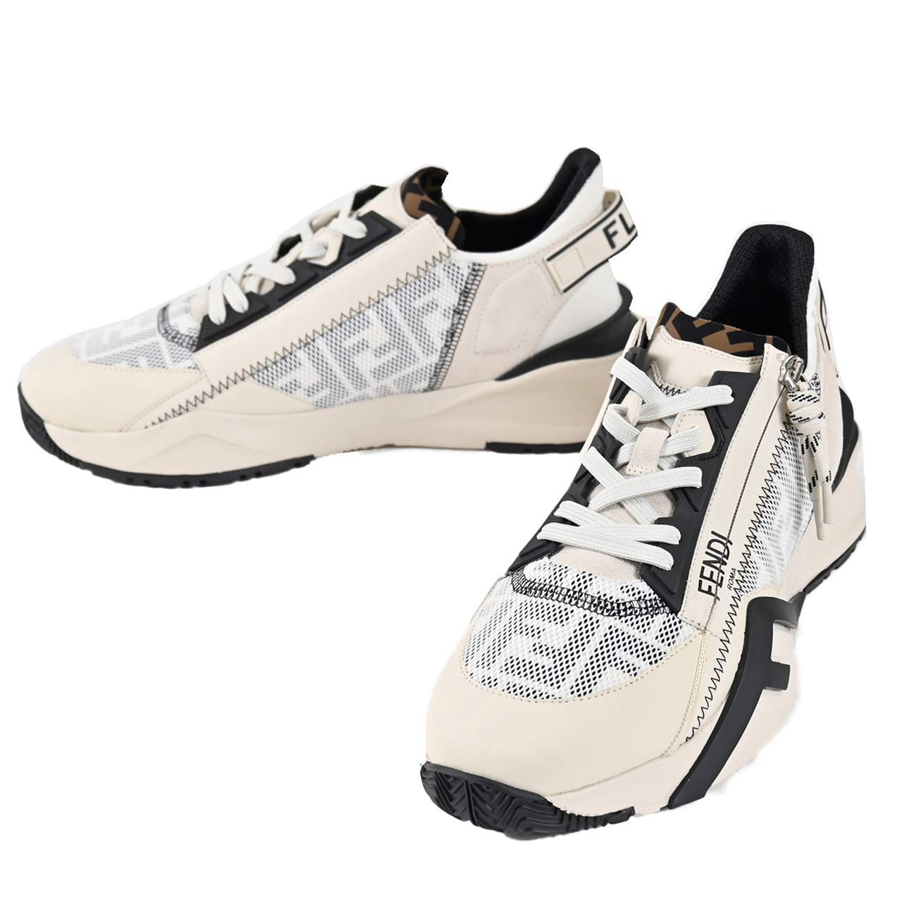 ★フェンディ FENDI スニーカー フロー スニーカー AQ6D 7E1392 F1R75 ホワイト 2024AW メンズ