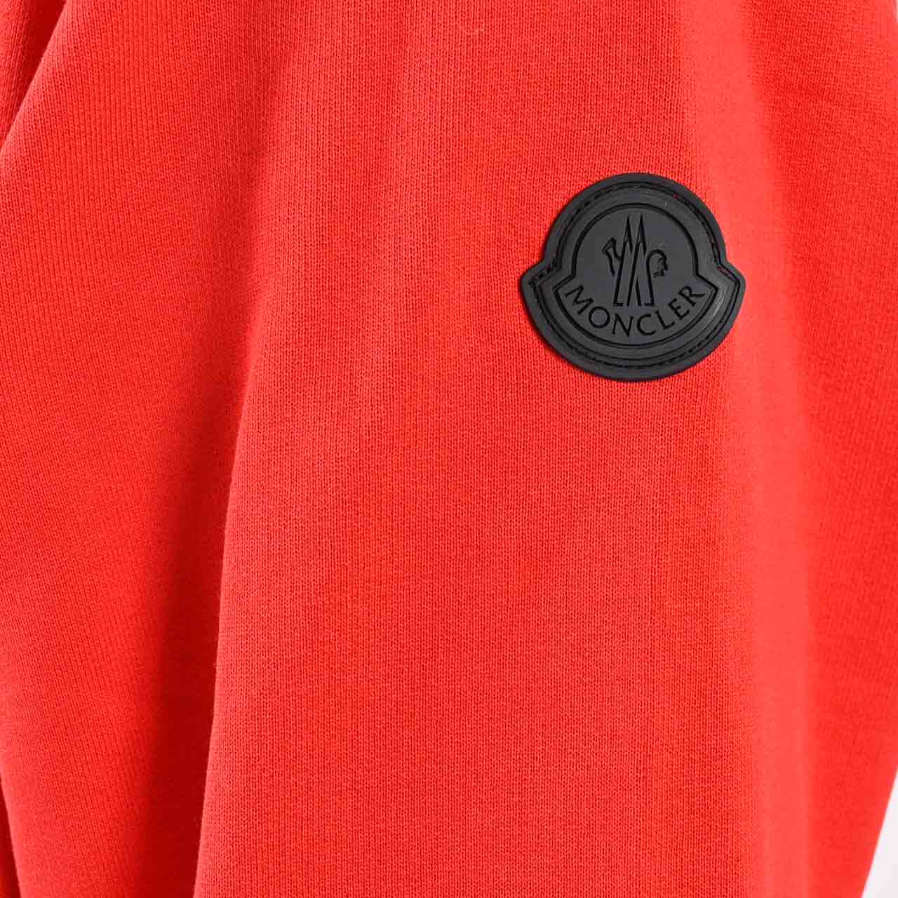 ★モンクレール MONCLER スウェットトレーナー 8C14225 714BC 455 レッド メンズ