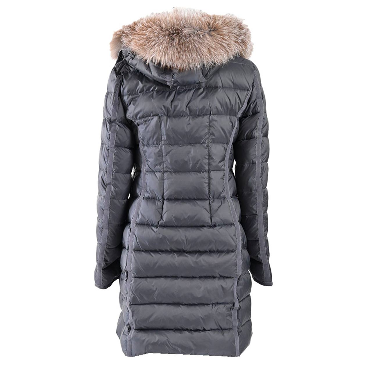 ★モンクレール MONCLER ダウンコート HERMIFUR 906 906 グレー レディース