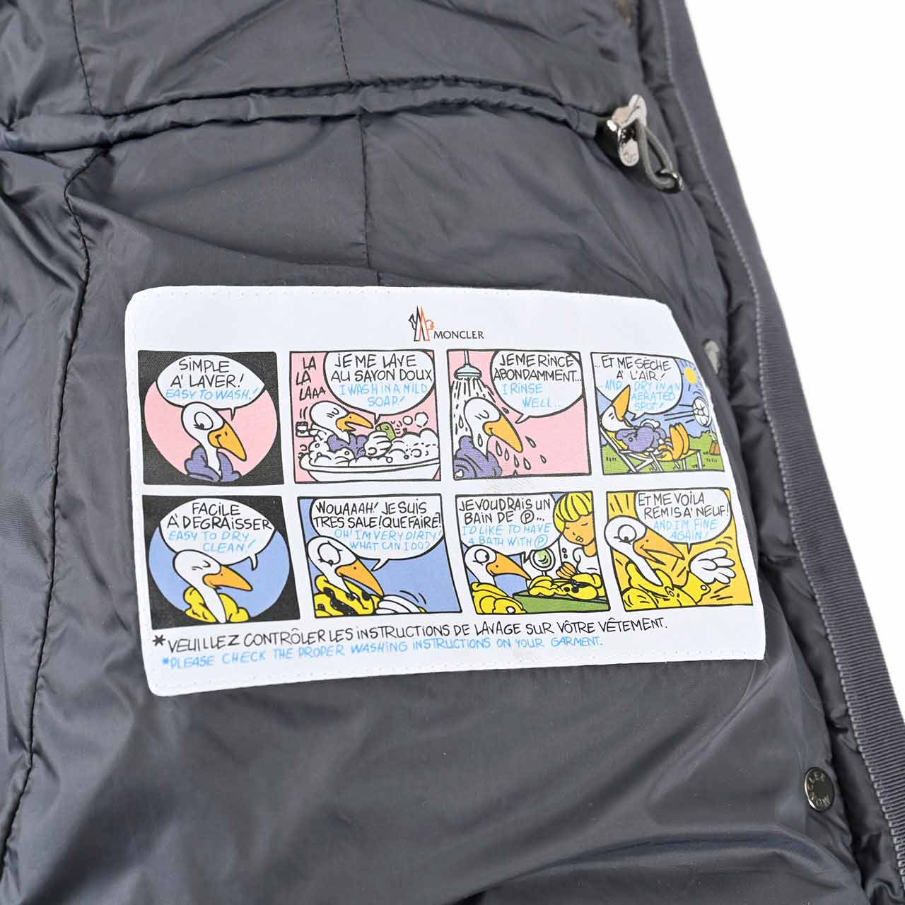 ★モンクレール MONCLER ダウンコート HERMIFUR 906 906 グレー レディース