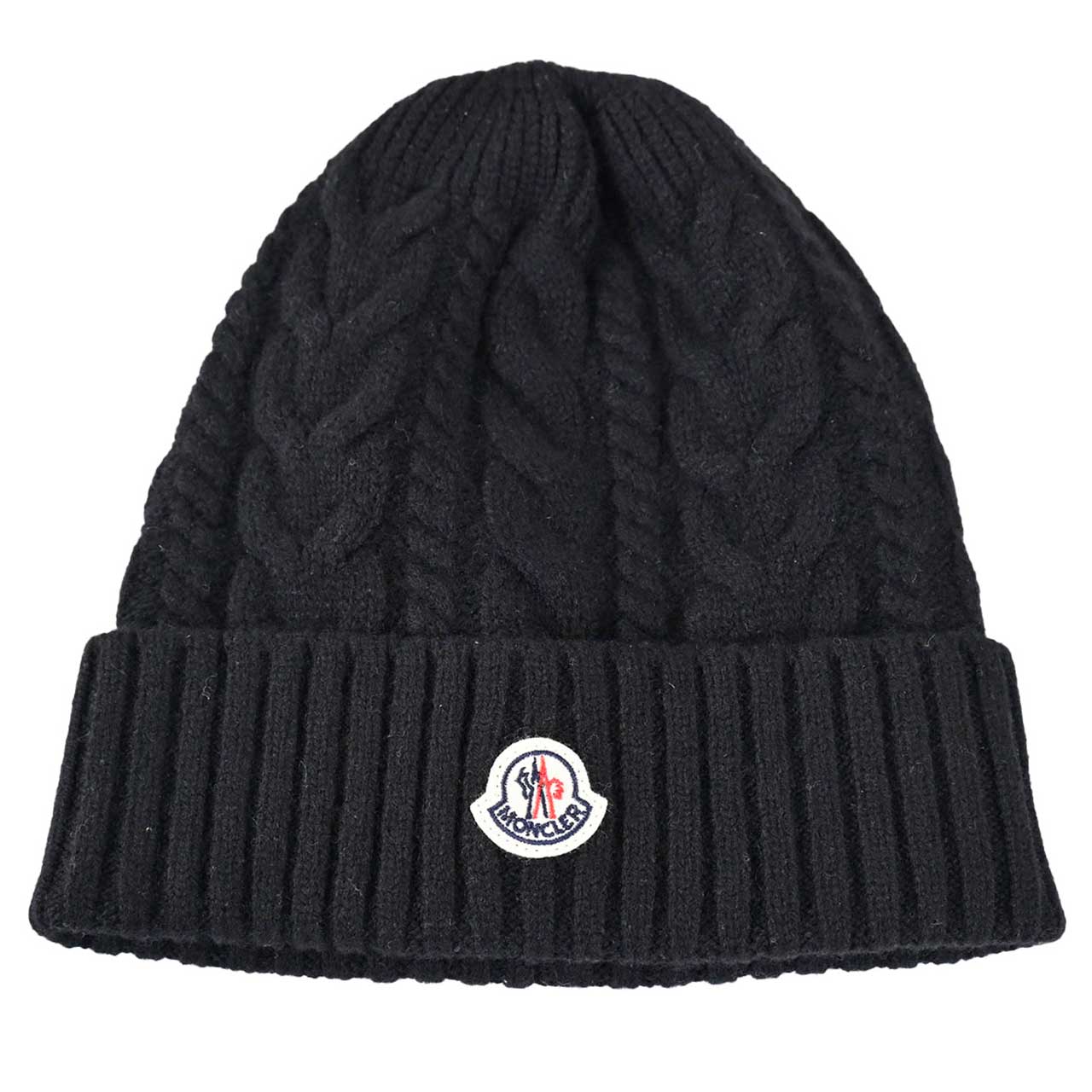 ★モンクレール MONCLER ニット帽 9Z70300 A9328 ブラック メンズ レディース