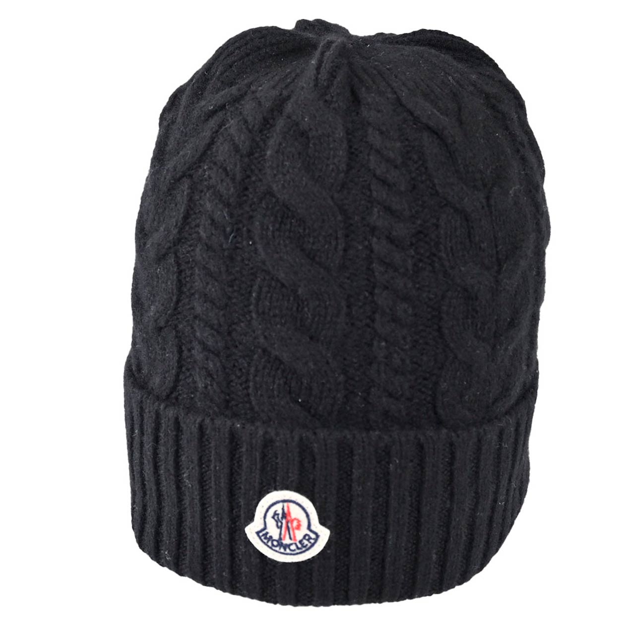 ★モンクレール MONCLER ニット帽 9Z70300 A9328 ブラック メンズ レディース