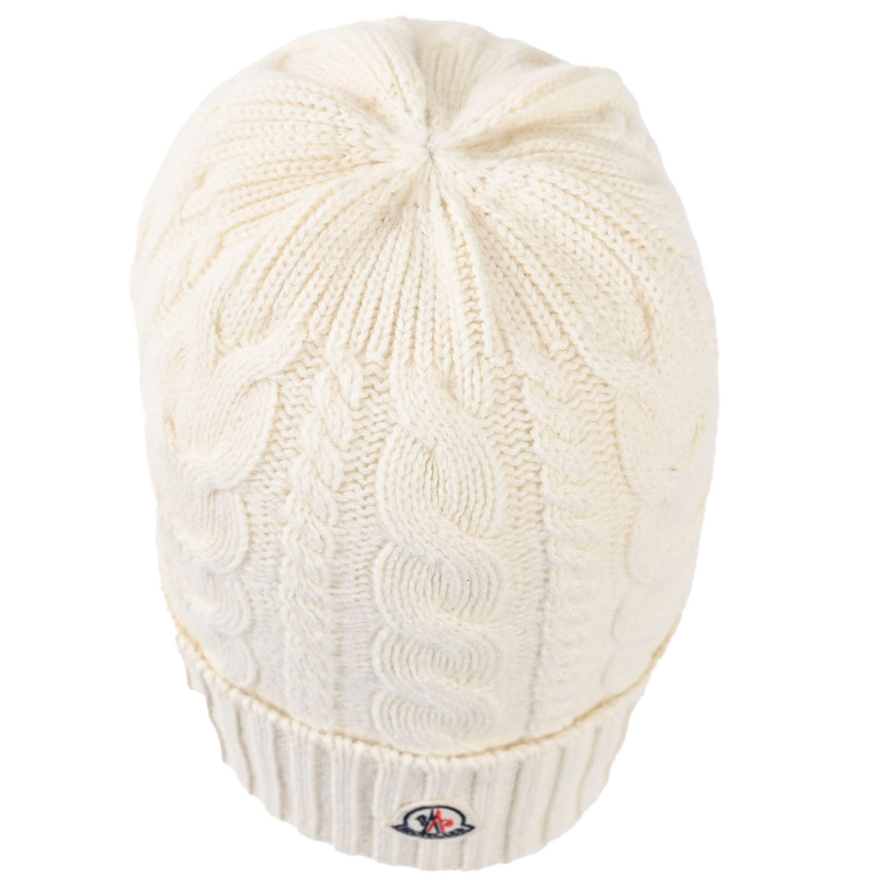 ★モンクレール MONCLER ニット帽 9Z70300 A9328 ホワイト メンズ レディース