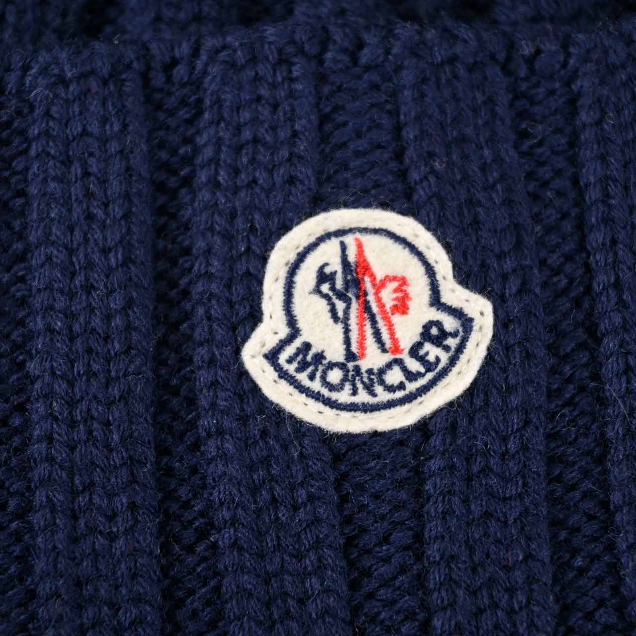 ★モンクレール MONCLER ニット帽 0020799 999BU ネイビー メンズ レディース