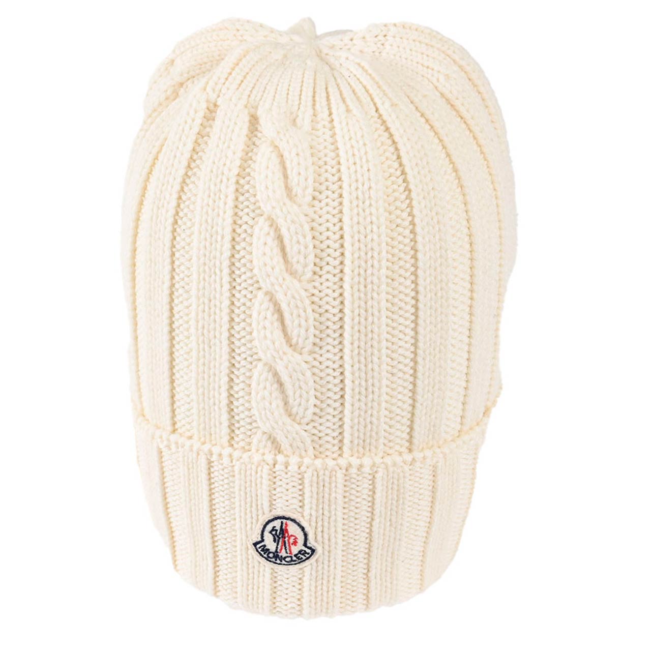 ★モンクレール MONCLER ニット帽 0020799 999BU ホワイト メンズ レディース