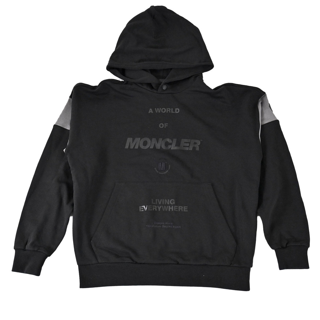 ★モンクレール MONCLER スウェットパーカー 8A00008 90024 999 ブラック メンズ