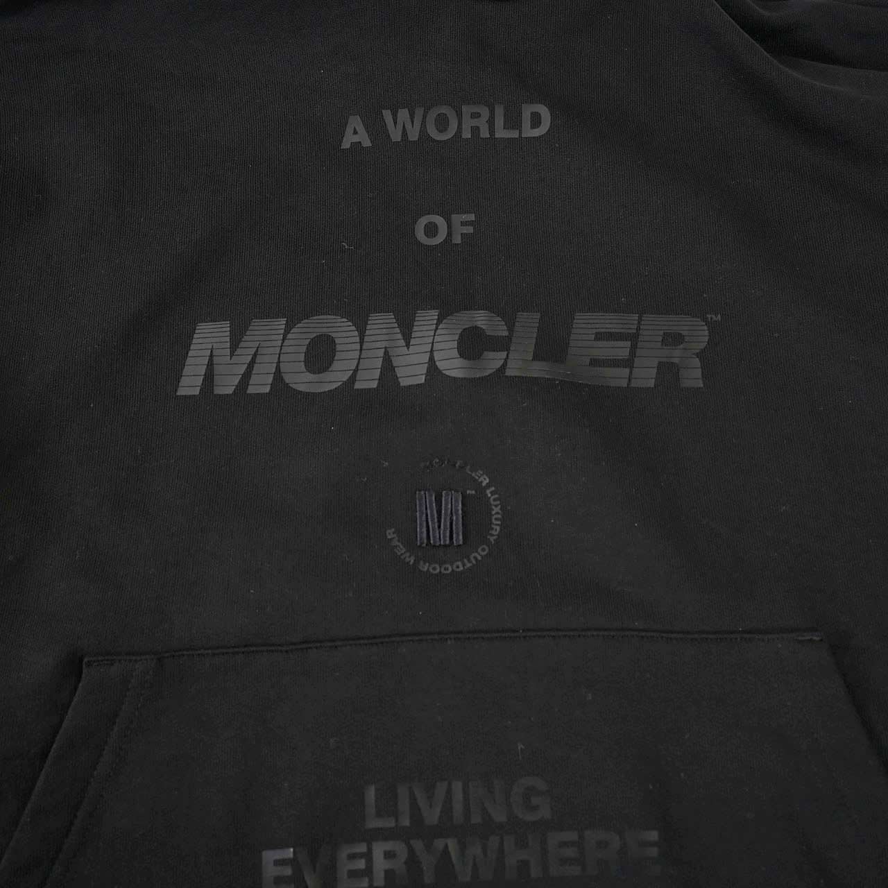 ★モンクレール MONCLER スウェットパーカー 8A00008 90024 999 ブラック メンズ