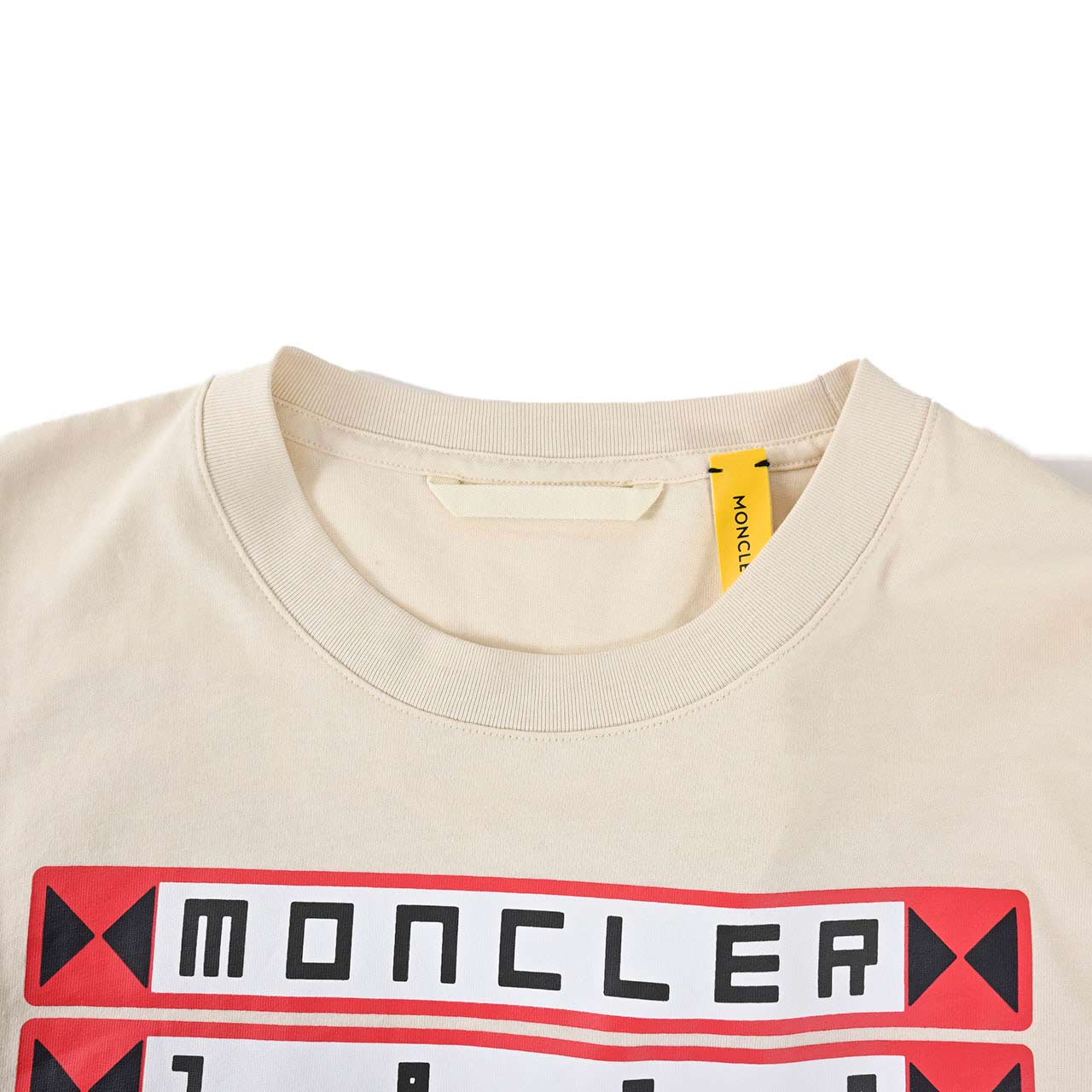 ★モンクレール MONCLER Tシャツ 8D00002 829HP 002 クリーム メンズ